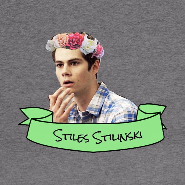 Stiles Stilinski Flower Crown by lunalovebad